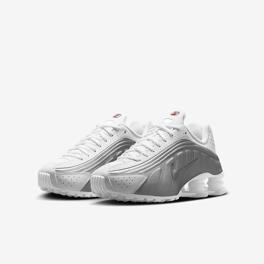 【レア】NIKE SHOX R4 LIC SILVER 27cm Nike Shox R4 Metallic Silver White Deep Royal Blue HQ1988